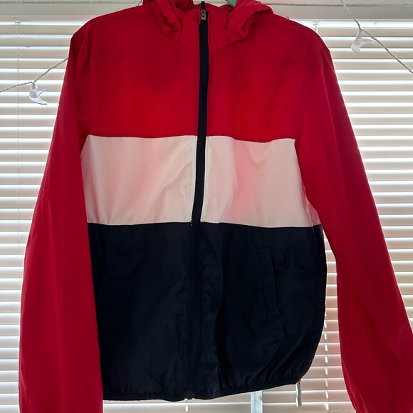 H&M Red, White, and Black Windbreaker - Picture 1 of 2